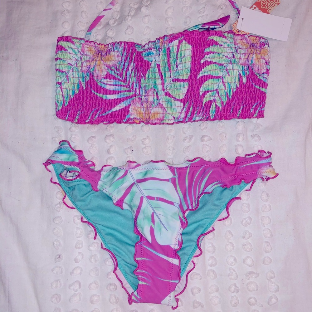 Gianni Bini floral bikini set